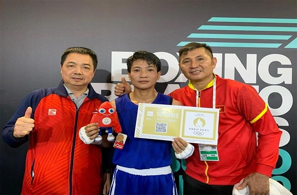 Võ sỹ Võ Thị Kim Ánh giành thêm 1 tấm vé dự Olympic Paris cho thể thao Việt Nam
