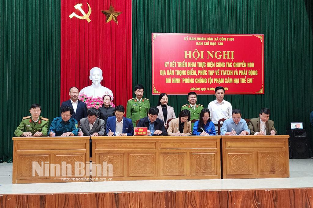 Xã Cồn Thoi triển khai thực hiện công tác chuyển hóa địa bàn trọng điểm, phức tạp về trật tự an toàn xã hội