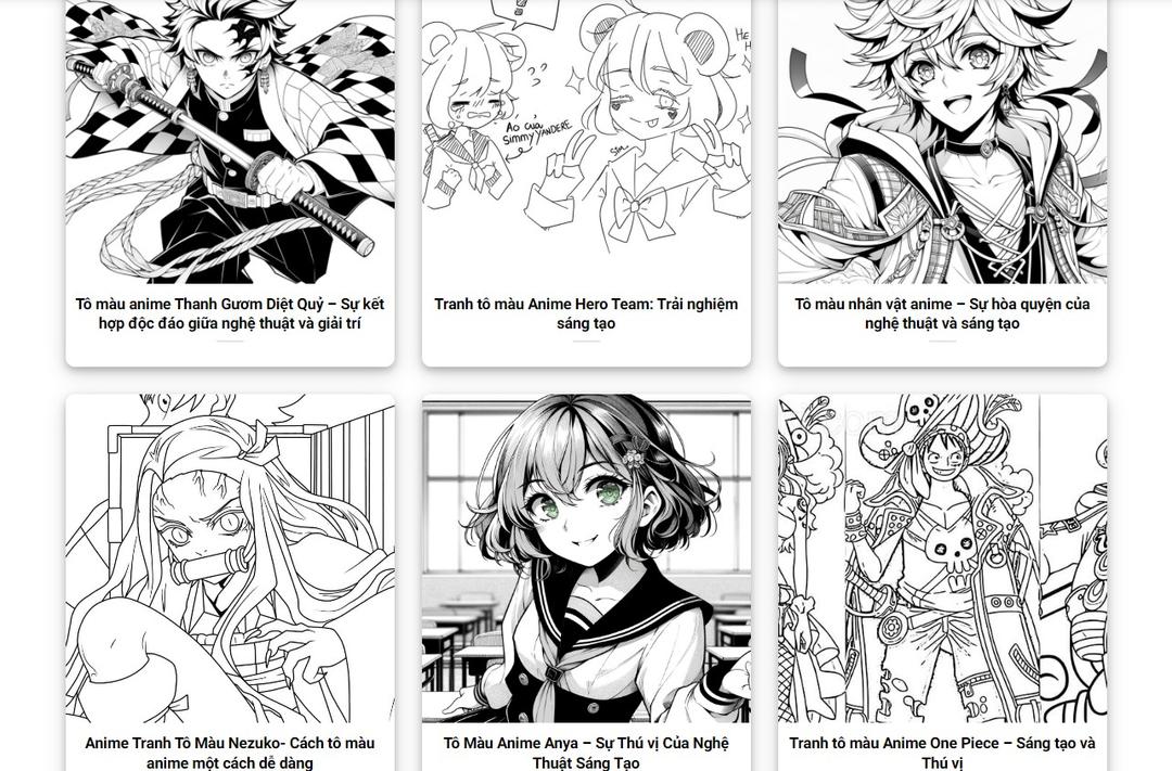 Khám phá thế giới màu sắc với tranh tô màu Nezuko Chibi