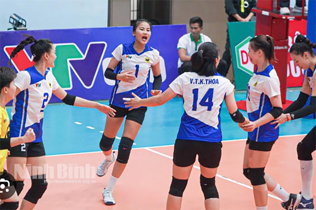 Giải Bóng chuyền Cúp Hoa Lư-Bình Điền: VTV Bình Điền Long An (nữ), Biên Phòng (nam) giành quyền vào Chung kết