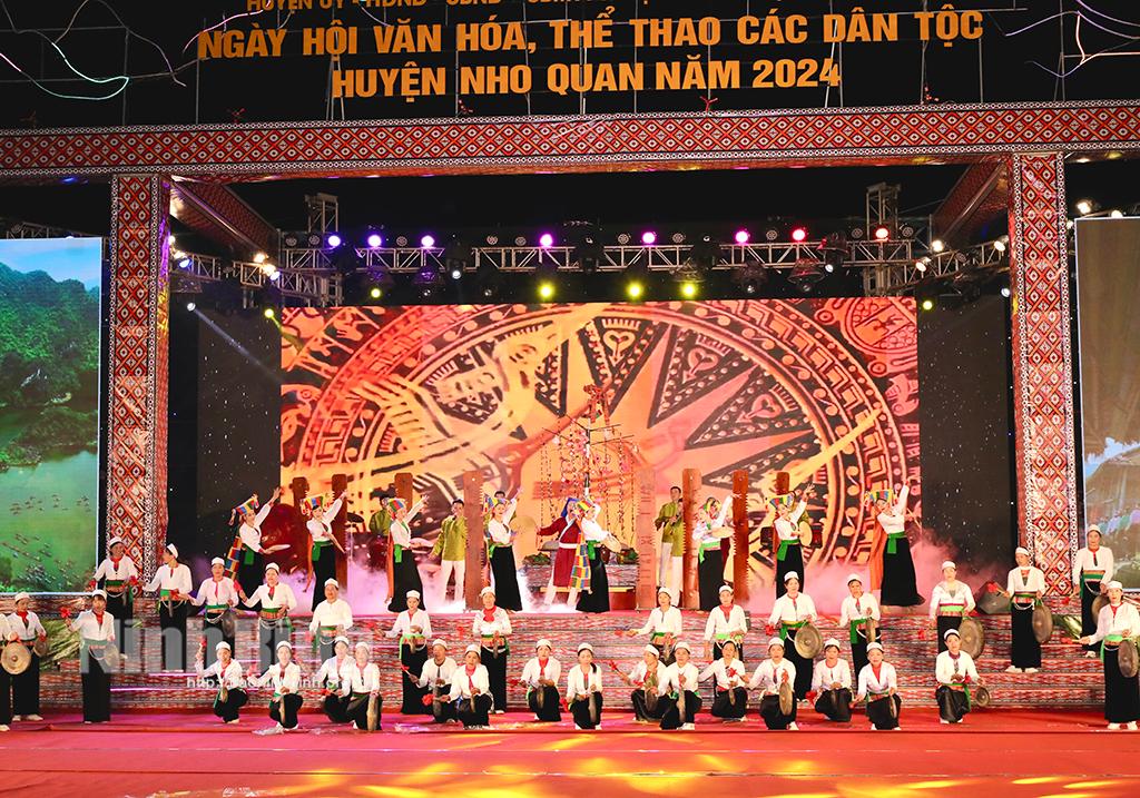 Khai mạc Ngày hội Văn hóa, Thể thao các dân tộc huyện Nho Quan năm 2024