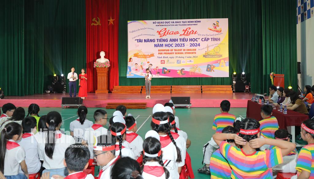 Giao lưu "Tài năng Tiếng Anh tiểu học" cấp tỉnh năm học 2023-2024