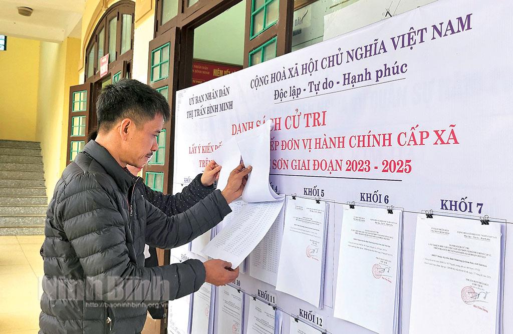 Kim Sơn: Thận trọng, linh hoạt trong sắp xếp đơn vị hành chính cấp xã