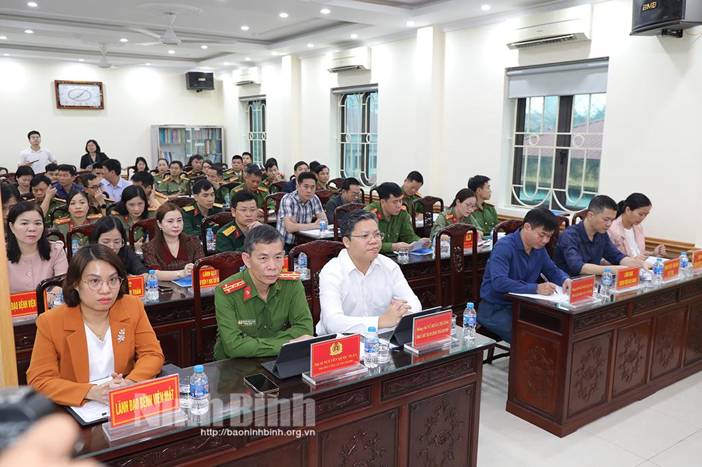 Sơ kết "Cụm an toàn các bệnh viện trên địa bàn thành phố Ninh Bình" năm 2023