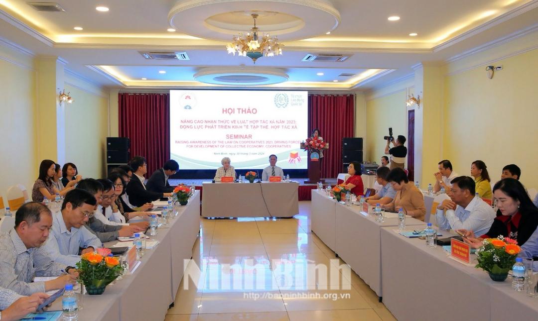 Hội thảo Nâng cao nhận thức về Luật HTX năm 2023; động lực phát triển kinh tế tập thể, HTX