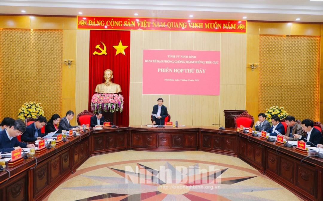 Chỉ thị của Ban Thường vụ Tỉnh ủy về tiếp tục tăng cường sự lãnh đạo của các cấp ủy, tổ chức đảng đối với công tác phòng, chống tham nhũng, tiêu cực