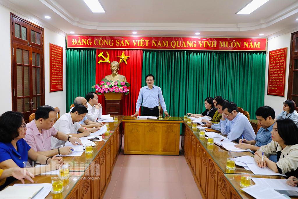 Giao ban công tác khoa giáo, văn hóa-văn nghệ quý I năm 2024