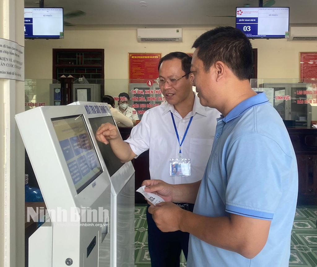 Năm 2023, chỉ số Cải cách hành chính của Ninh Bình tăng 6 bậc so với năm 2022
