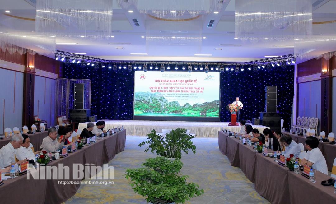 Chuyên đề "Một thập kỷ di sản thế giới Tràng An-Hành trình kiến tạo và bảo tồn, phát huy giá trị"