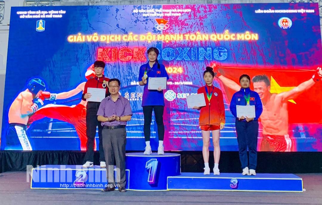 Giải Vô địch các đội mạnh toàn quốc môn Kickboxing: Các võ sỹ Ninh Bình giành 1 huy chương vàng, 2 huy chương đồng