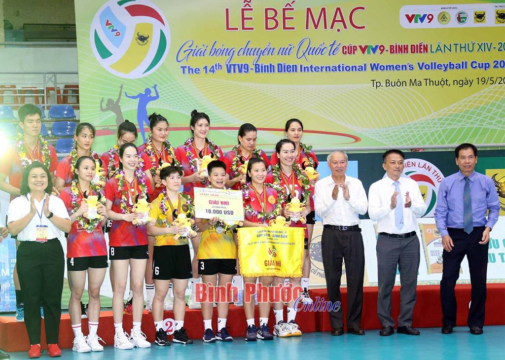 LP Bank Ninh Bình giành Á quân Giải Bóng chuyền quốc tế Cúp VTV9 Bình Điền lần thứ XIV
