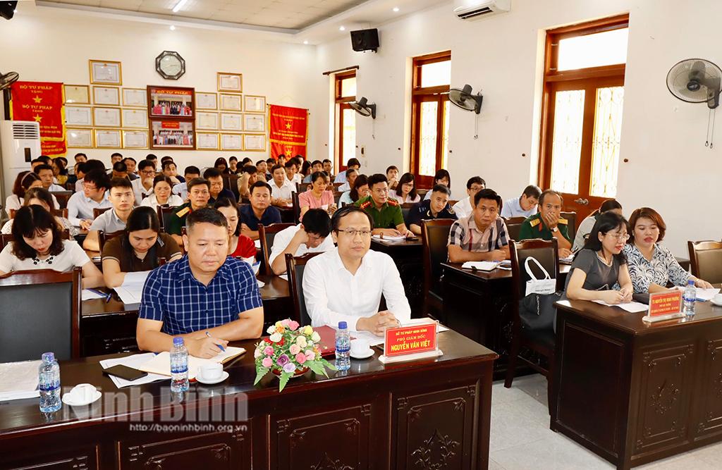 Tập huấn nghiệp vụ xử lý vi phạm hành chính năm 2024