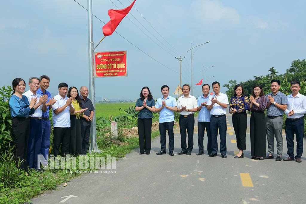 Gia Viễn, nhiều công trình, phần việc ý nghĩa chào mừng Đại hội MTTQ các cấp