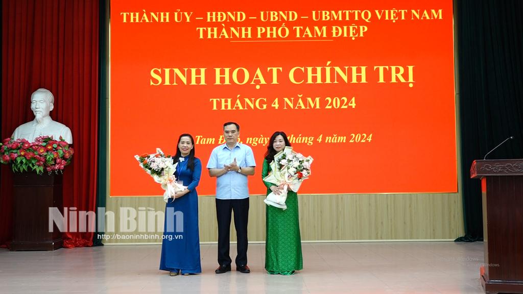 Thành phố Tam Điệp: Học tập và làm theo Bác gắn với thực hiện các nhiệm vụ chính trị