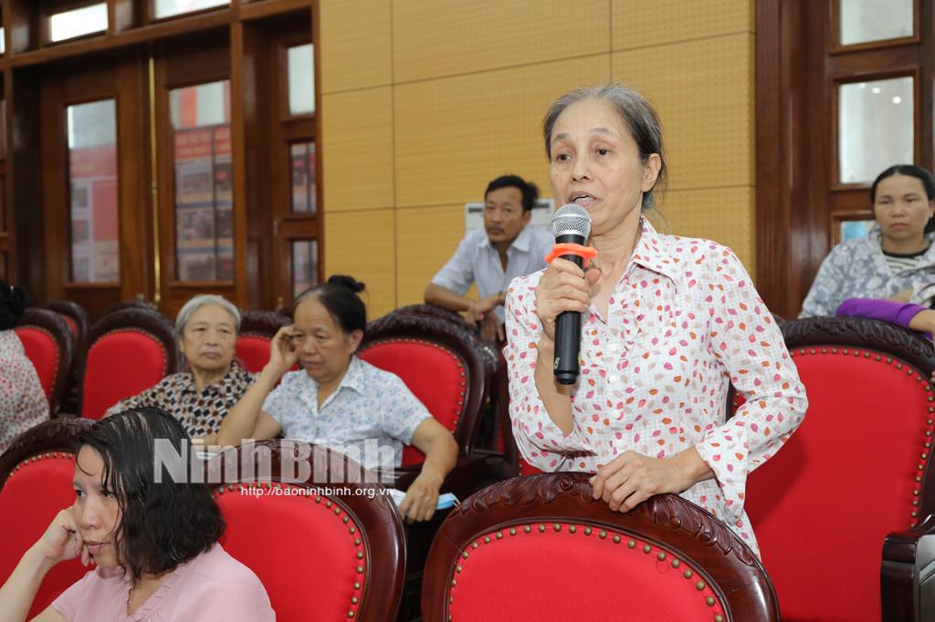 Đối thoại chính sách với hộ nghèo, cận nghèo huyện Gia Viễn