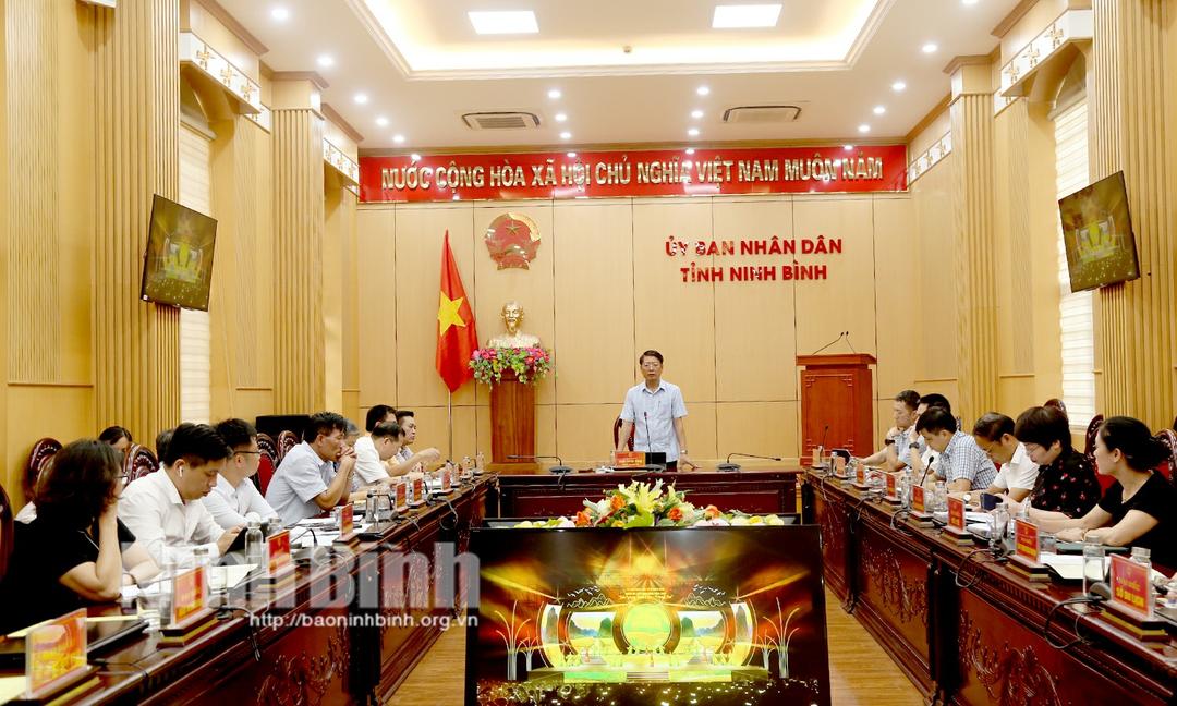 Hội nghị Ban Tổ chức Tuần du lịch Ninh Bình 2024