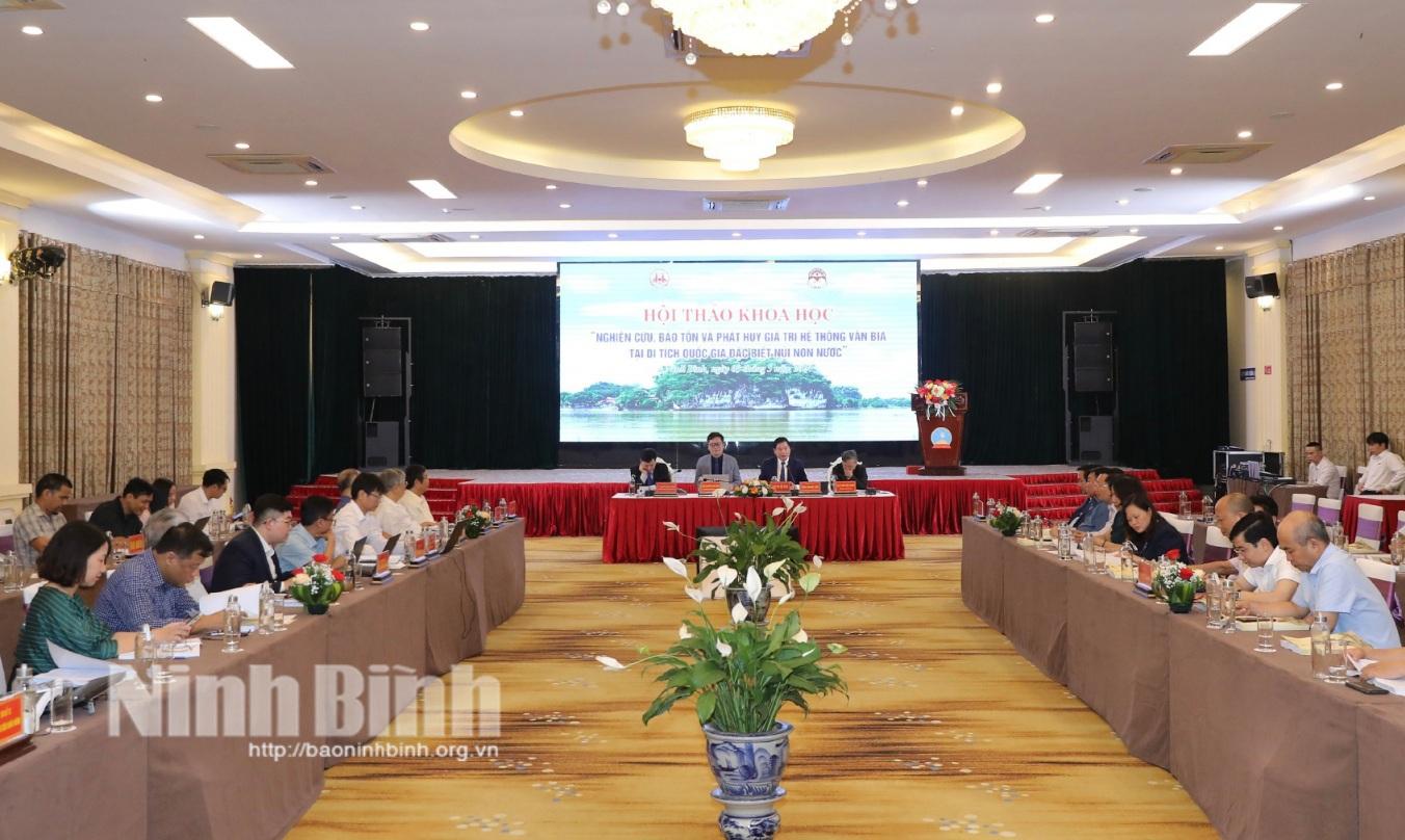 Chuyên đề "Giá trị lịch sử, văn hóa, tư liệu của hệ thống văn bia tại Di tích Quốc gia đặc biệt núi Non Nước"