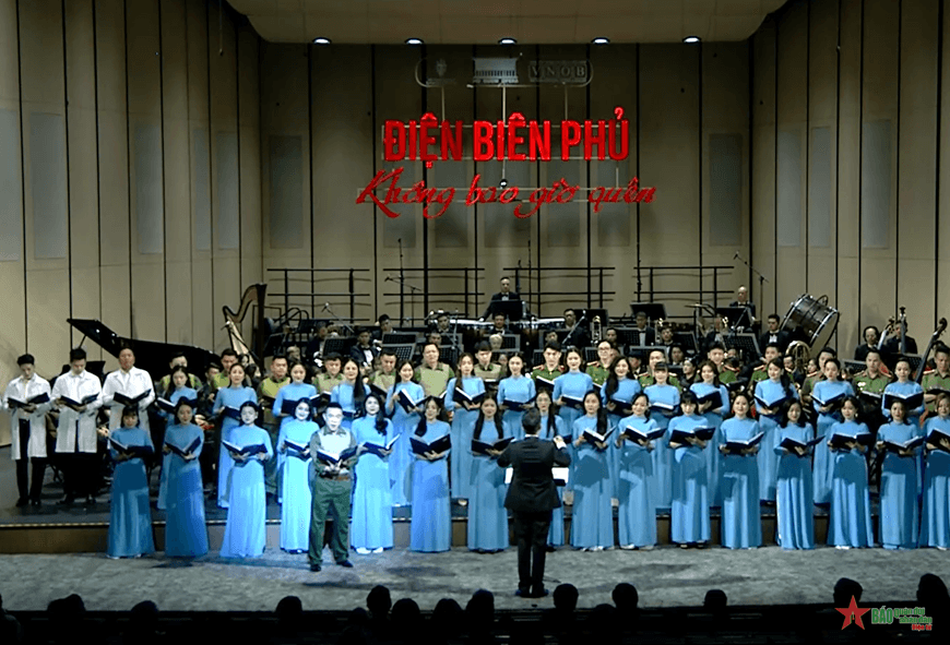 Hơn 300 nghệ sĩ biểu diễn các tác phẩm âm nhạc nổi tiếng về Chiến thắng Điện Biên Phủ