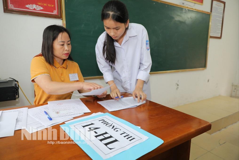 Tỷ lệ thí sinh đến làm thủ tục dự thi lớp 10 THPT đạt 99,85%