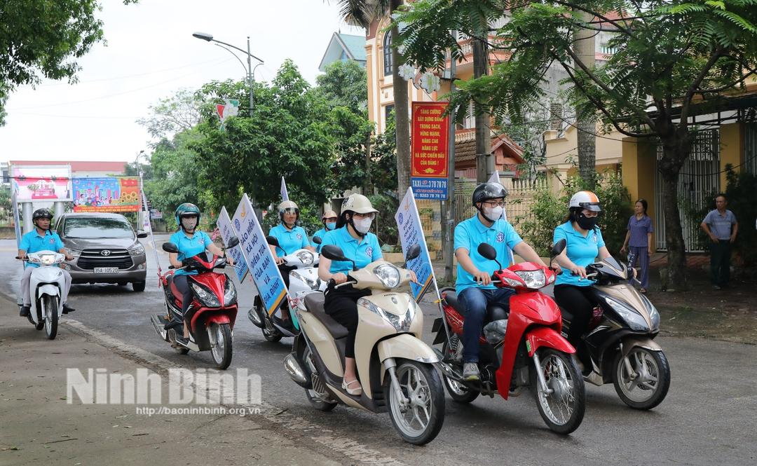 Thành phố Tam Điệp ra quân tuyên truyền, vận động nhân dân tham gia BHXH tự nguyện, BHYT hộ gia đình
