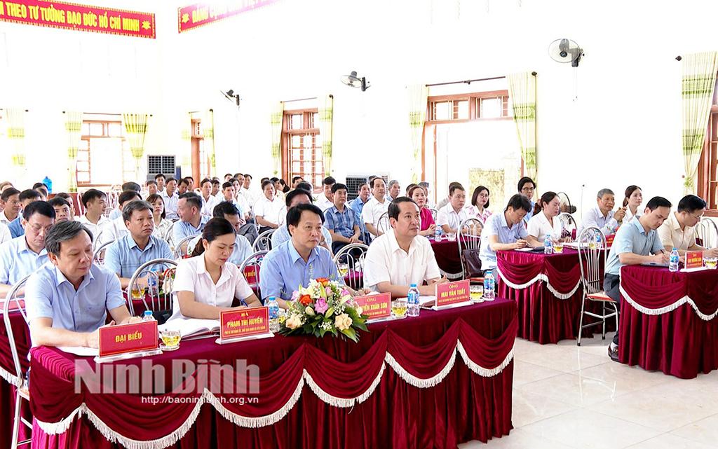 Đại biểu HĐND tỉnh tiếp xúc cử tri huyện Yên Mô, Gia Viễn