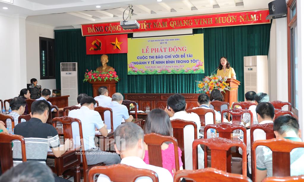 Phát động Cuộc thi Báo chí với đề tài "Ngành Y tế Ninh Bình trong tôi"