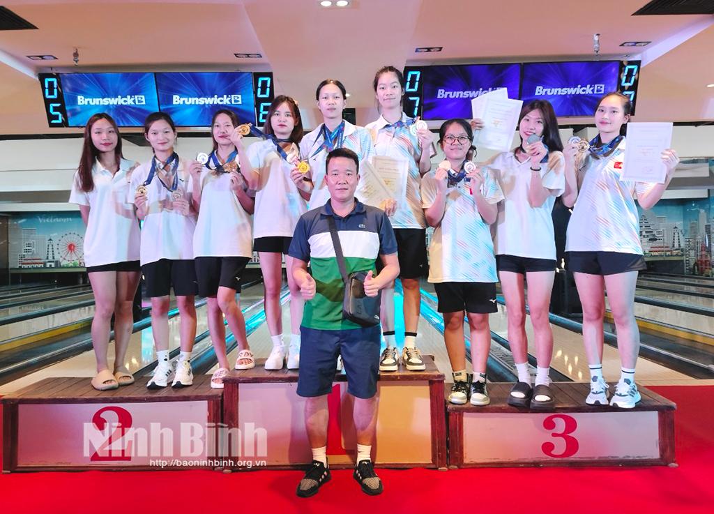 Ninh Bình giành 14 huy chương tại Giải vô địch Bowling trẻ quốc gia năm 2024