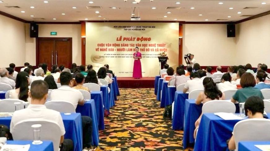 Phát động sáng tác văn học, nghệ thuật về nghề báo và người làm báo