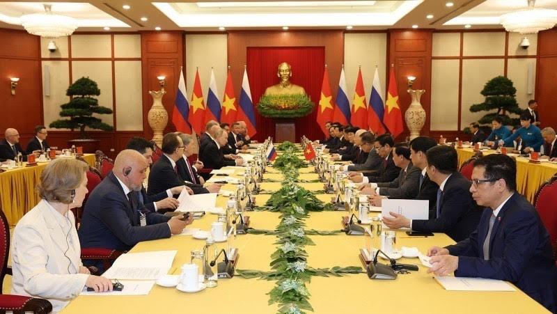 Tổng Bí thư Nguyễn Phú Trọng hội đàm với Tổng thống Liên bang Nga Vladimir Putin