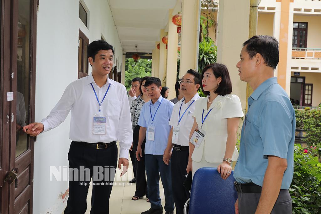 Kiểm tra công tác thi Kỳ thi tốt nghiệp THPT năm 2024