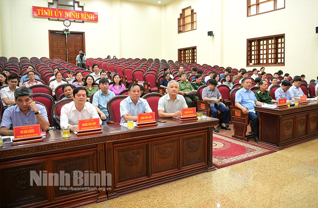 Ủy ban Kiểm tra Tỉnh ủy sơ kết công tác kiểm tra, giám sát của Đảng 6 tháng đầu năm