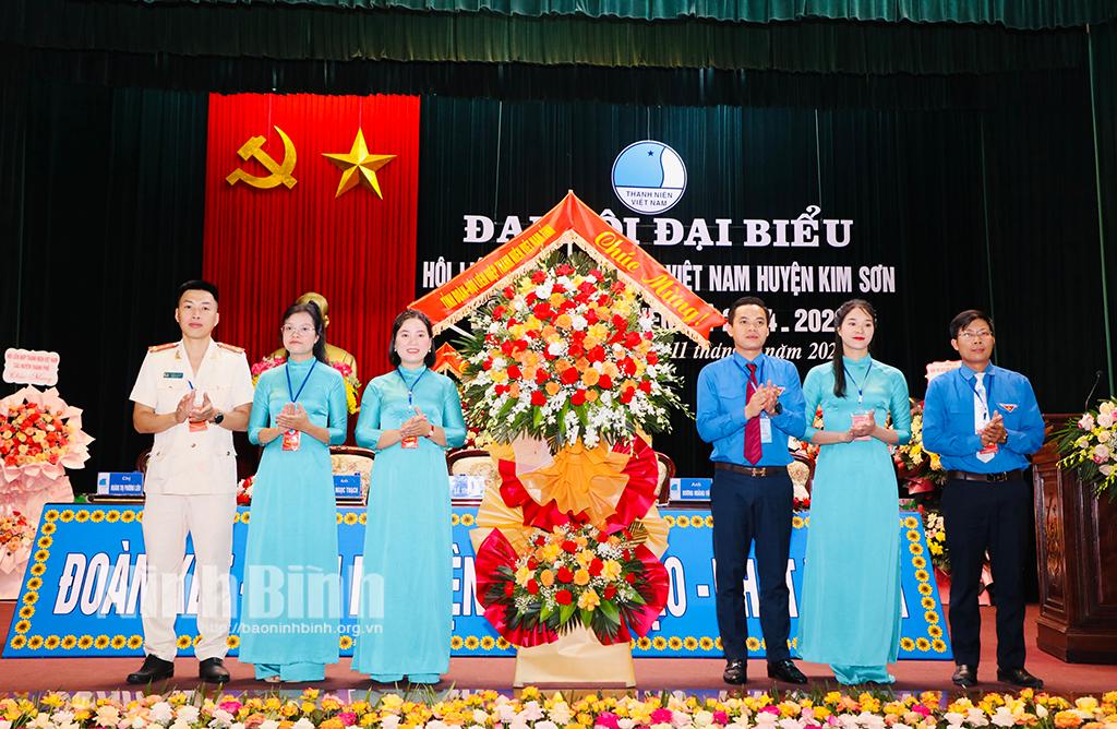 Đại hội đại biểu Hội Liên hiệp Thanh niên Việt Nam huyện Kim Sơn lần thứ V