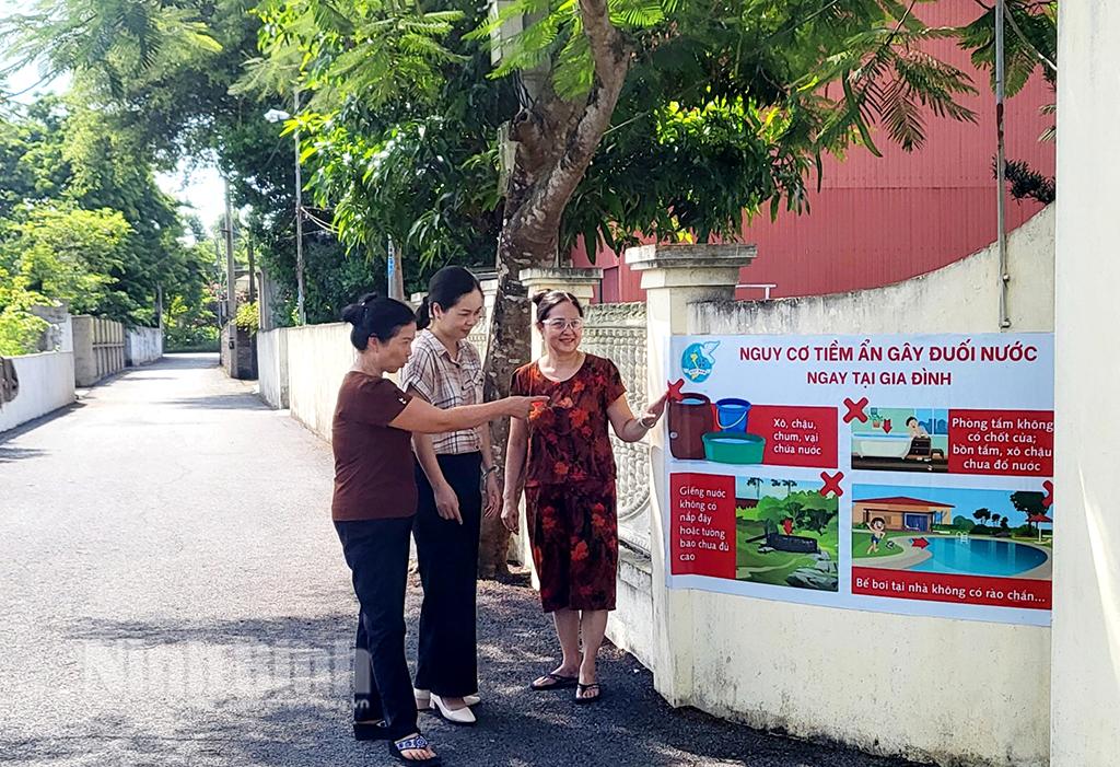 Hiệu quả mô hình "Khu dân cư an toàn-Phòng, chống đuối nước trẻ em" xóm 6, xã Lai Thành