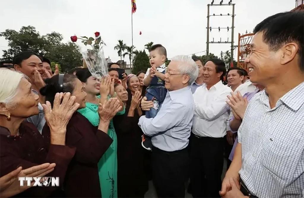 Party General Secretary Nguyen Phu Trong - an eminent leader who devotes his whole life to the country and people