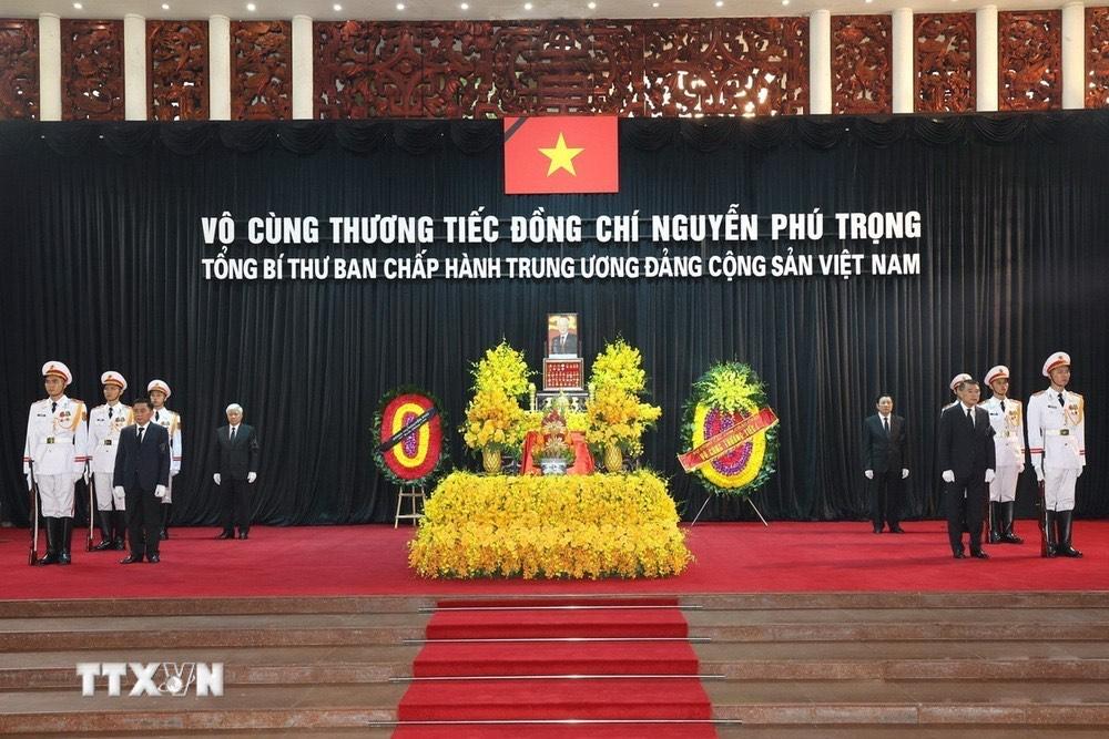Cử hành trọng thể Lễ viếng Tổng Bí thư Nguyễn Phú Trọng