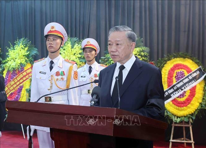 Lời điếu tại Lễ truy điệu Tổng Bí thư Nguyễn Phú Trọng