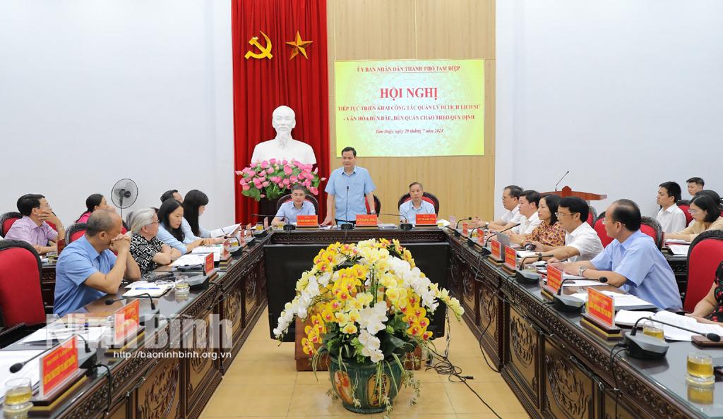 Tiếp tục triển khai công tác quản lý di tích lịch sử-văn hóa đền Dâu, đền Quán Cháo theo quy định