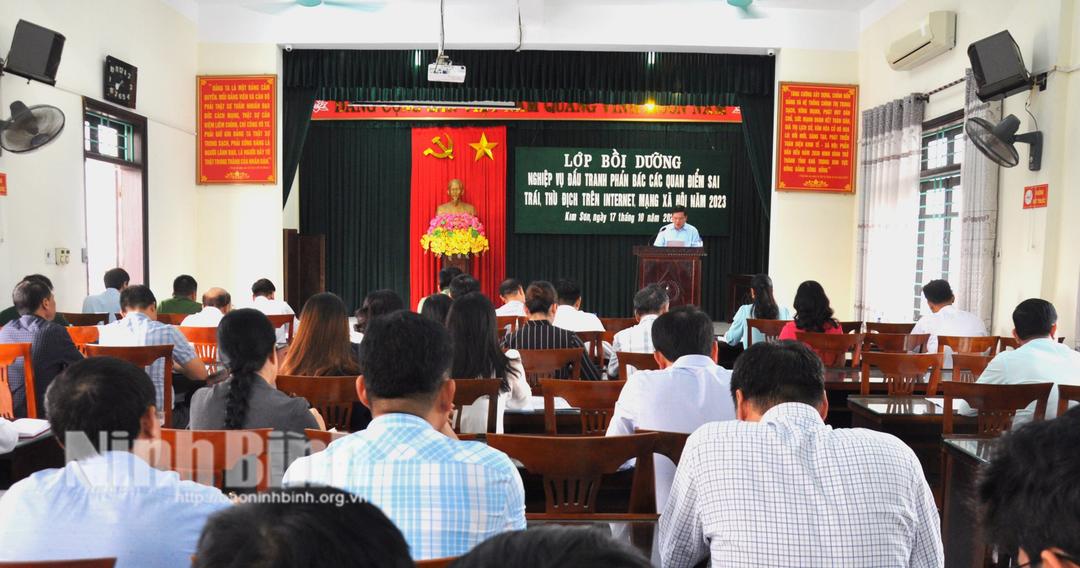 Ngành Tuyên giáo huyện Kim Sơn phát huy vai trò "đi trước, dẫn đường"