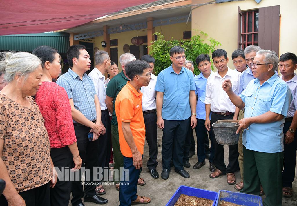 Yên Khánh: Quan tâm phát triển sản xuất nông nghiệp thân thiện với môi trường