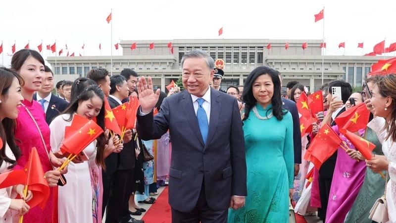 Tổng Bí thư, Chủ tịch nước Tô Lâm và Phu nhân kết thúc tốt đẹp chuyến thăm cấp Nhà nước tới Cộng hòa Nhân dân Trung Hoa