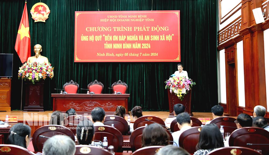 Quỹ "Đền ơn đáp nghĩa và an sinh xã hội" tỉnh đã tiếp nhận số tiền ủng hộ 11,3 tỷ đồng