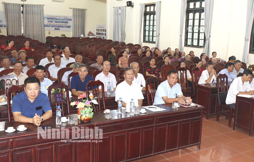 Ân Hòa: Tổng kết phong trào Người cao tuổi tiêu biểu tham gia xây dựng hệ thống chính trị cơ sở