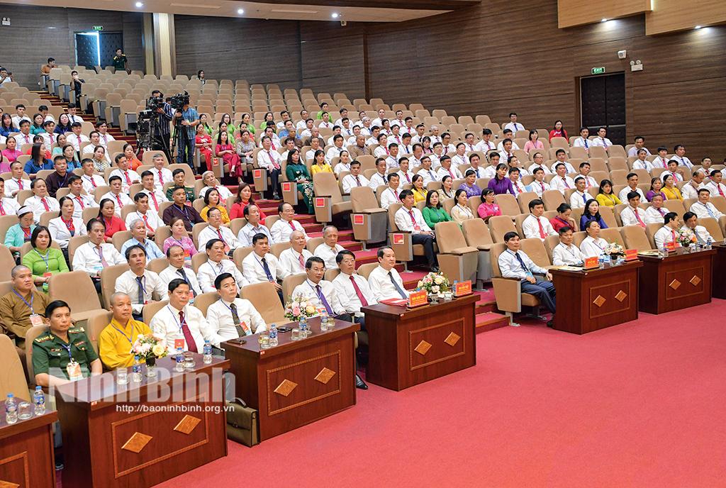 Phiên thứ nhất Đại hội đại biểu MTTQ Việt Nam tỉnh Ninh Bình lần thứ XII, nhiệm kỳ 2024-2029