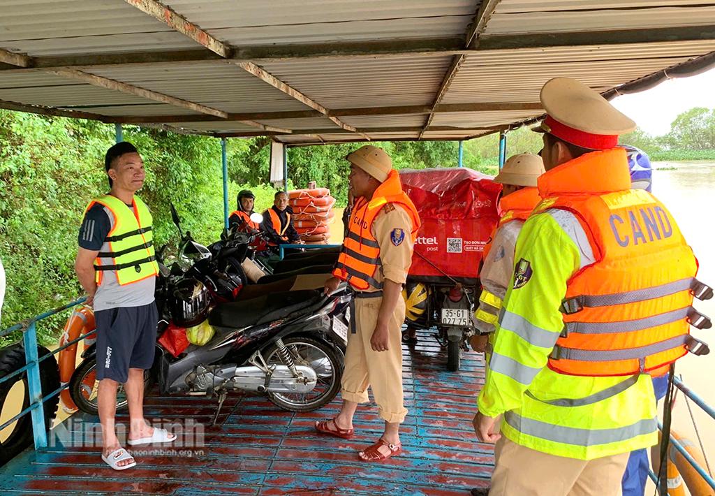 Công an huyện Gia Viễn chủ động, sẵn sàng ứng phó với mưa lũ