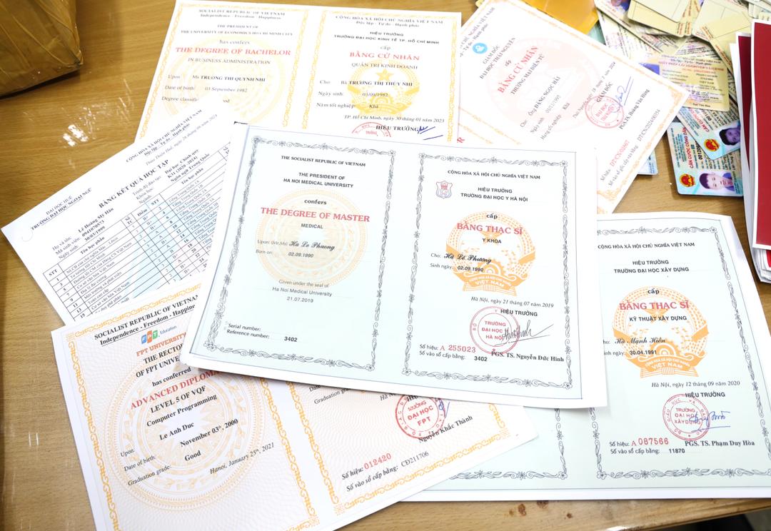 Triệt phá đường dây làm giả con dấu, tài liệu của cơ quan, tổ chức với số lượng lớn