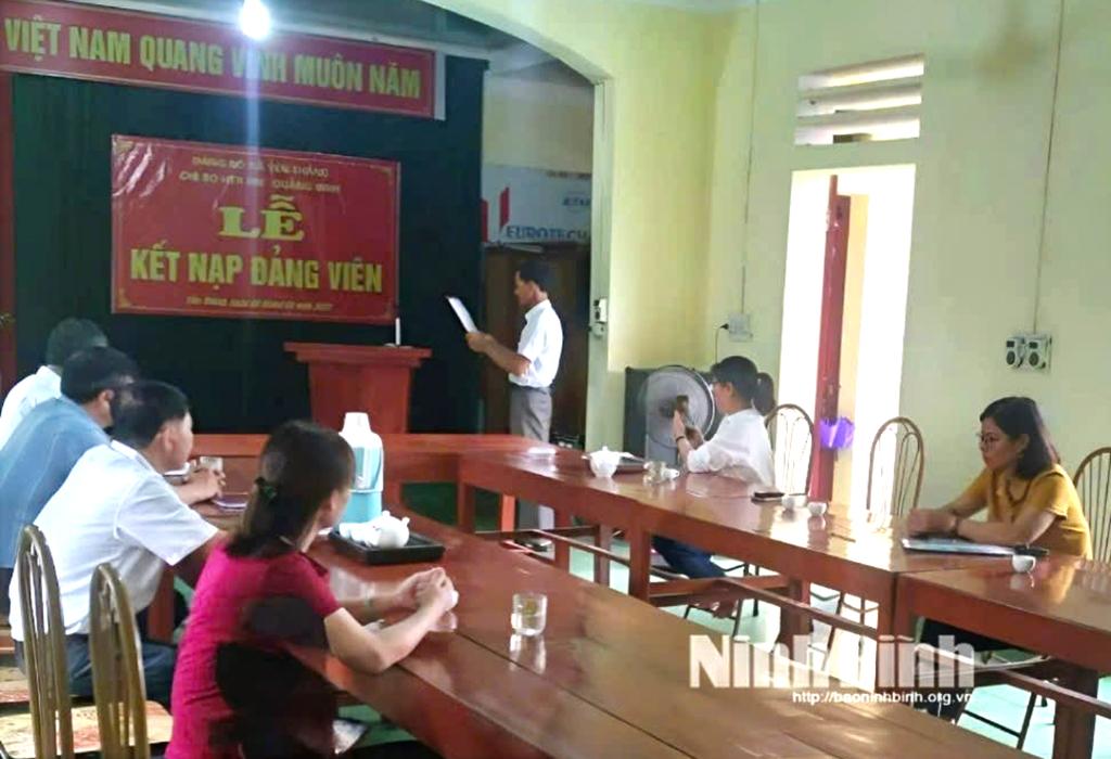 Yên Mô: Tổ chức Đảng vững mạnh, HTX phát triển bền vững