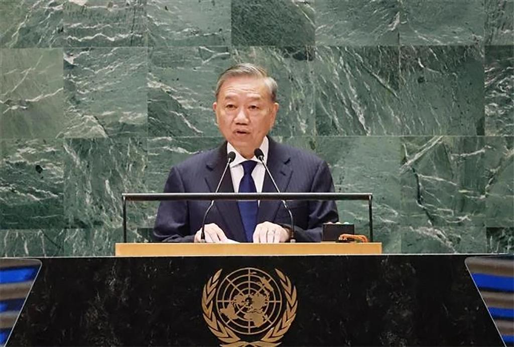 Vietnam's top leader speaks at UN Summit of the Future