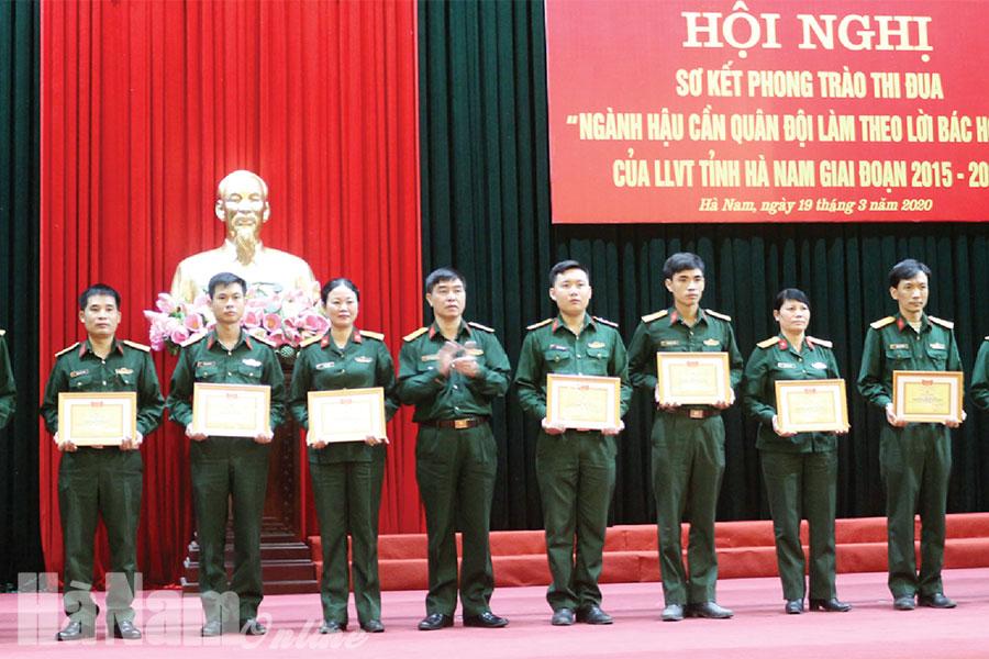 Bộ đội hậu cần tận tâm thực hiện tốt nhiệm vụ được giao