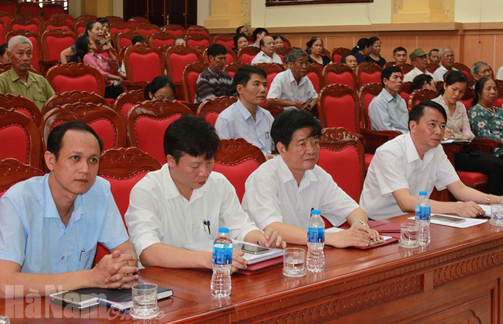 Đại biểu HĐND tỉnh tiếp xúc cử tri tại huyện Kim Bảng