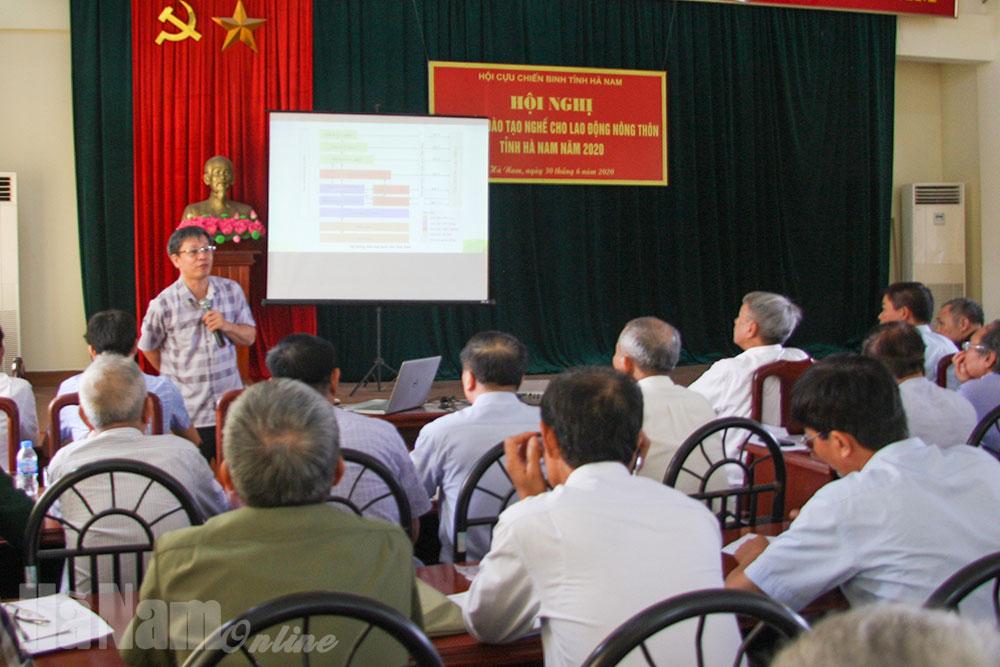 Hội CCB tỉnh tập huấn về công tác đào tạo nghề cho lao động nông thôn